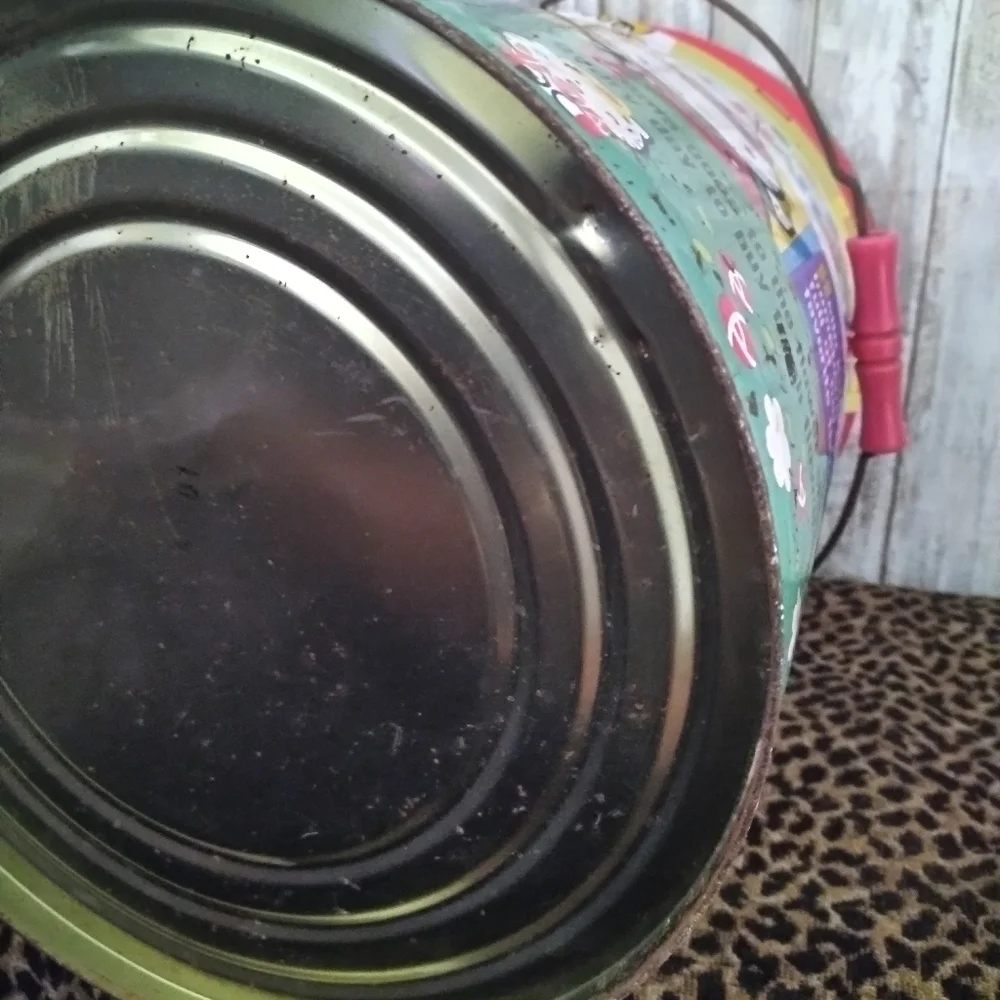 SANRIO CHARACTER TOWN 90S VINTAGE RARE METAL STORAGE BUCKET W/HANDLE NO LID - Picture 12 of 12